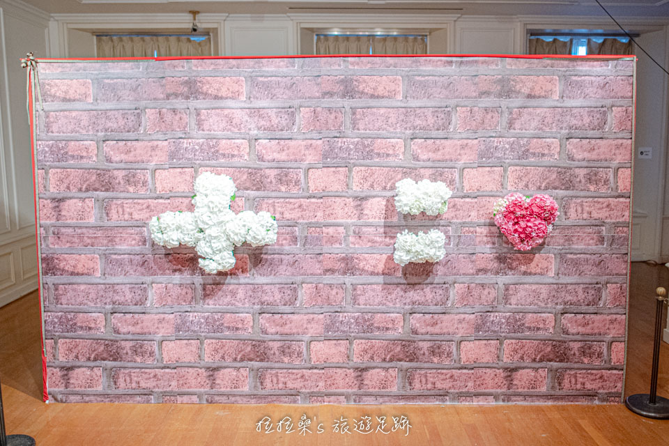 日本長崎豪斯登堡繡球花節宮殿區的繡球花擺飾