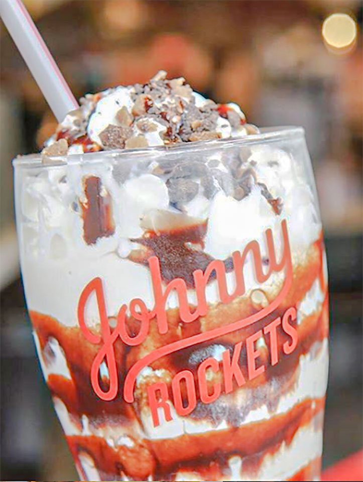 美國Johnny Rockets 的奶昔，也是店內的主打之一