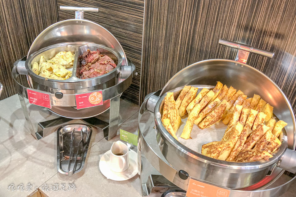 台中文華道會館豐富的中西式早餐自助吧