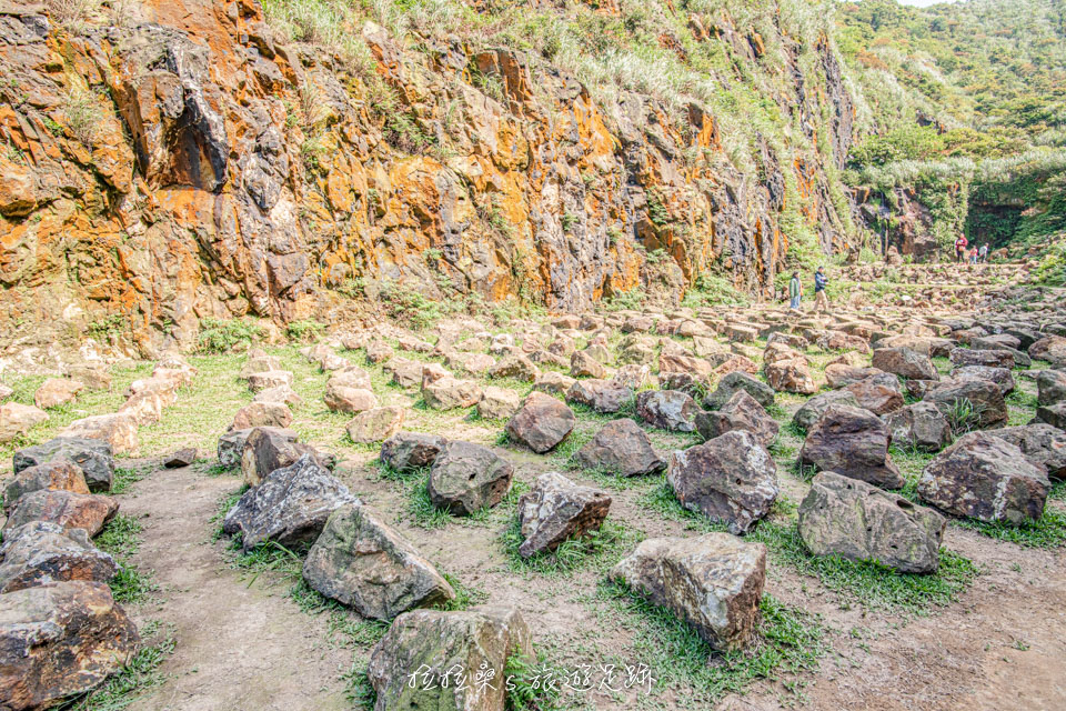 金瓜石本山礦場最特別的石頭陣