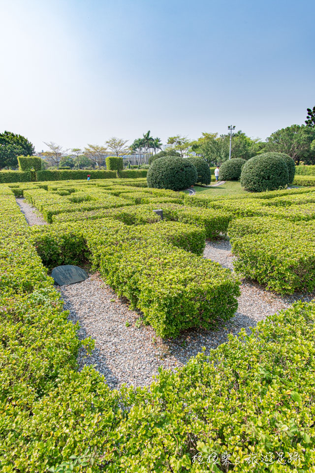 台北花博公園新生園區裡的花園迷宮好玩又好拍